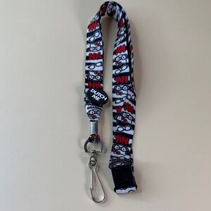 Hello Kitty Dutch Me Lanyard with Cartoon Print